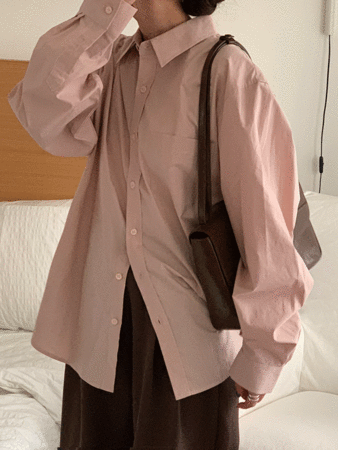 [당일발송] clean cotton shirts (8colors) 주문폭주! 그레이, 소라, 차콜, 핑크 당일발송