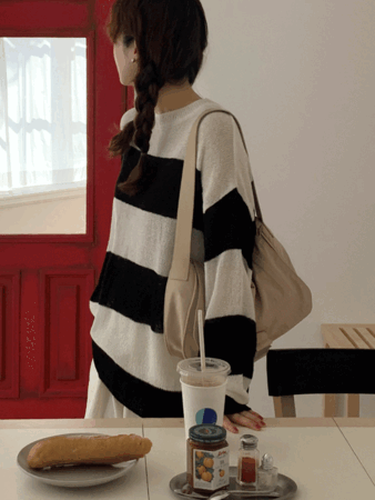 meet summer stripe knit (4colors)