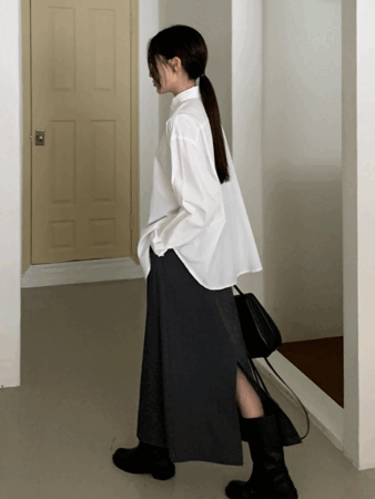 grate long skirt (3color)