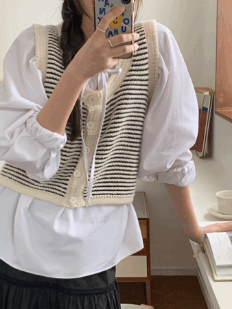 [24시간 new 5% 할인] winsome knit vest (4color)