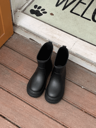 wiggle rain boots (3color)