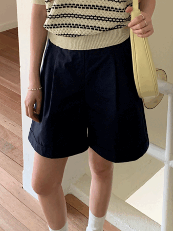 bali pintuck shorts (3color)