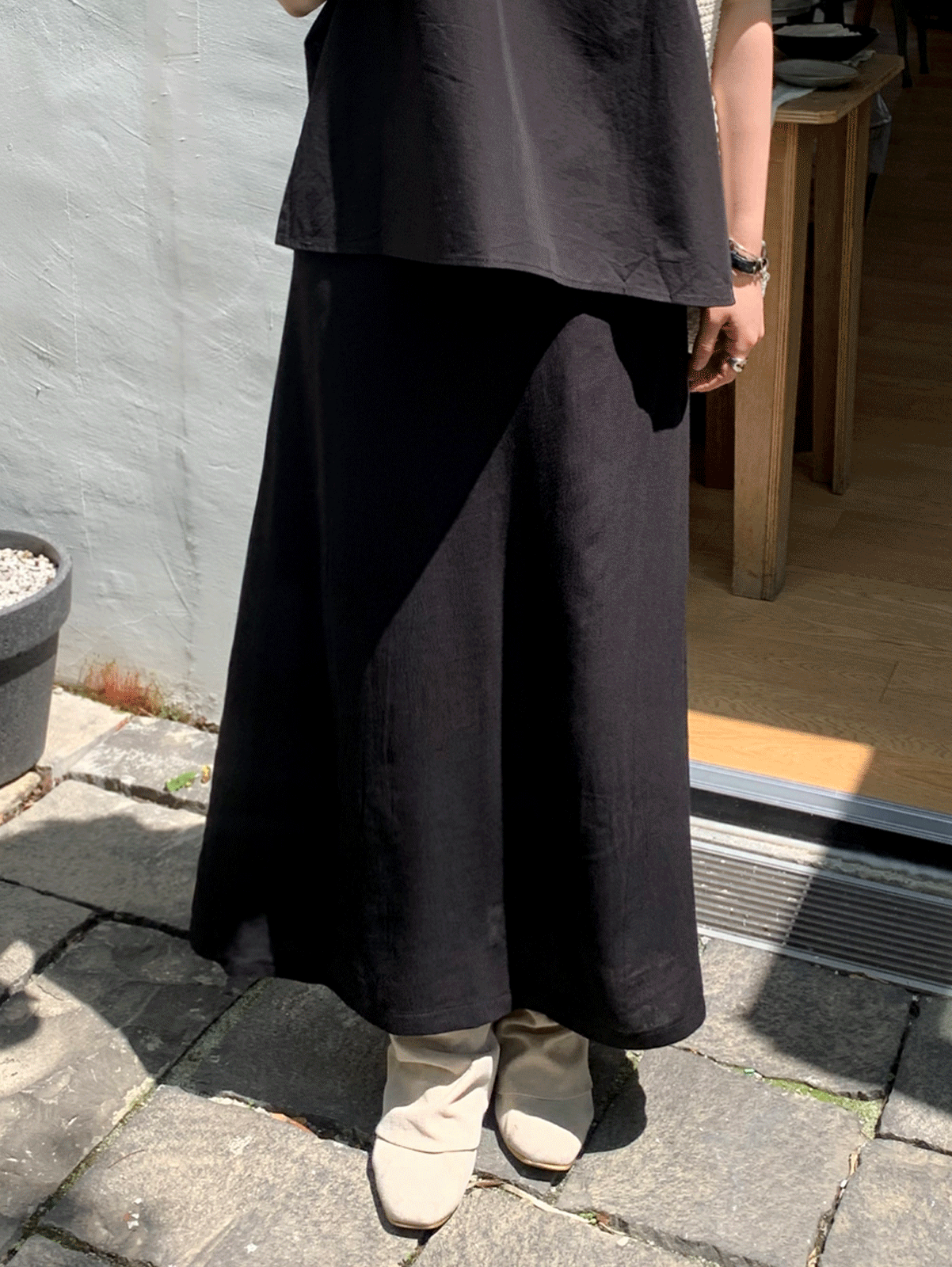 clio banding skirt (2color)